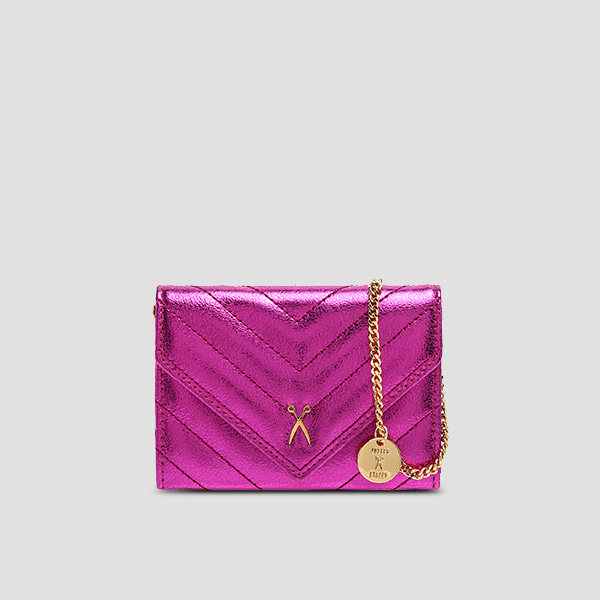 종료 / Easypass Amante Card Wallet Eve EditionBubble Pink(+Chain Strap)